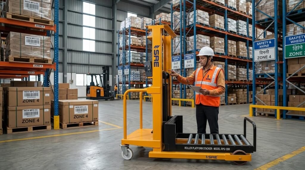 Roller Platform Stacker