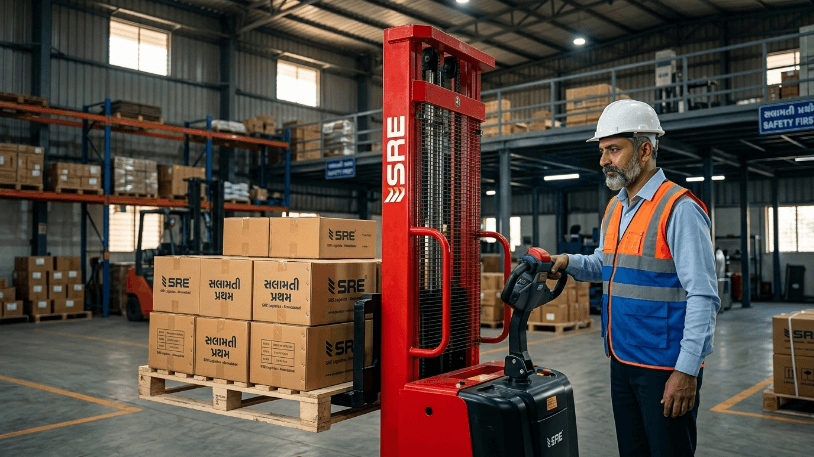 Fully Electric Pallet Stacker