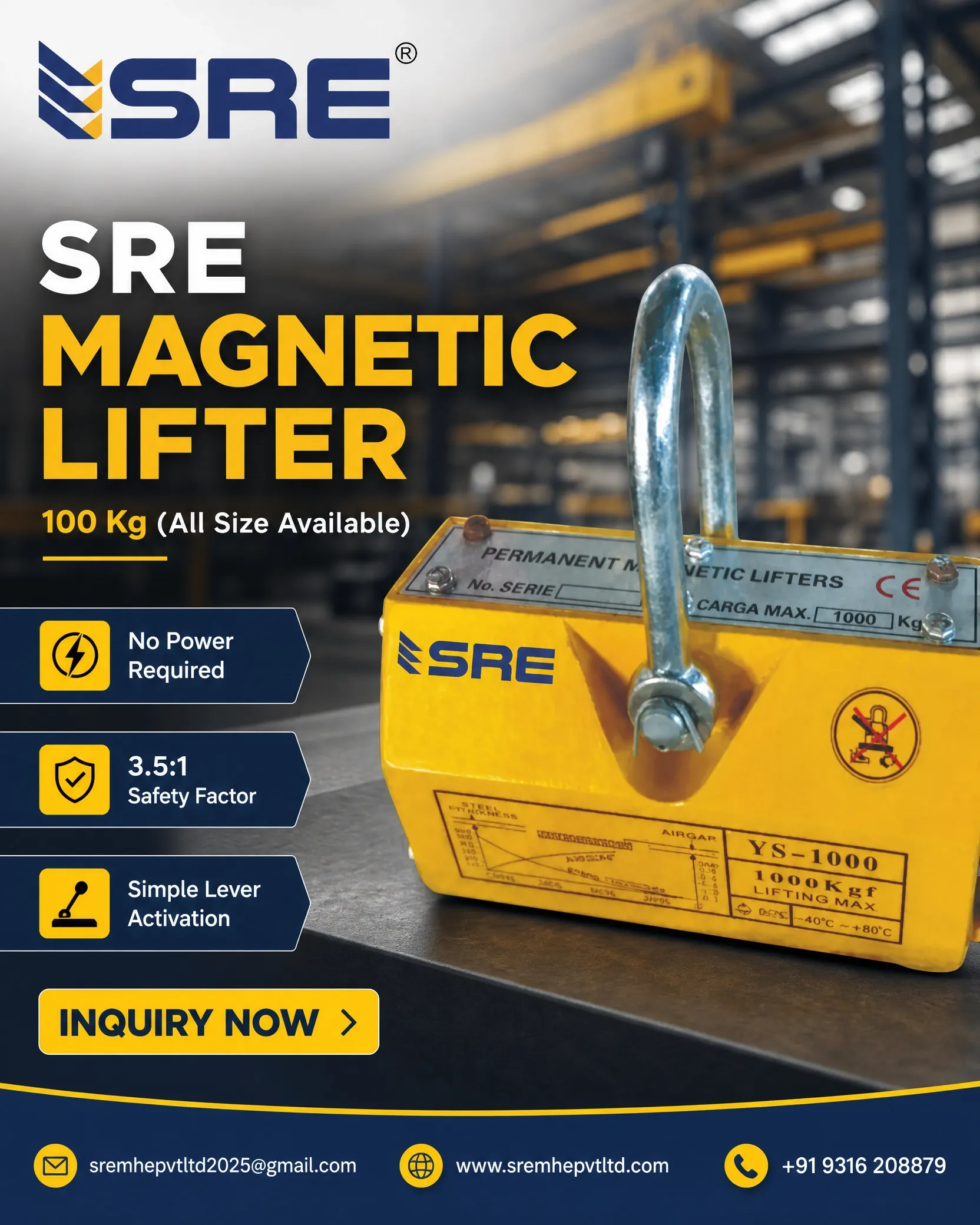 how do magnetic lifters increase productivity