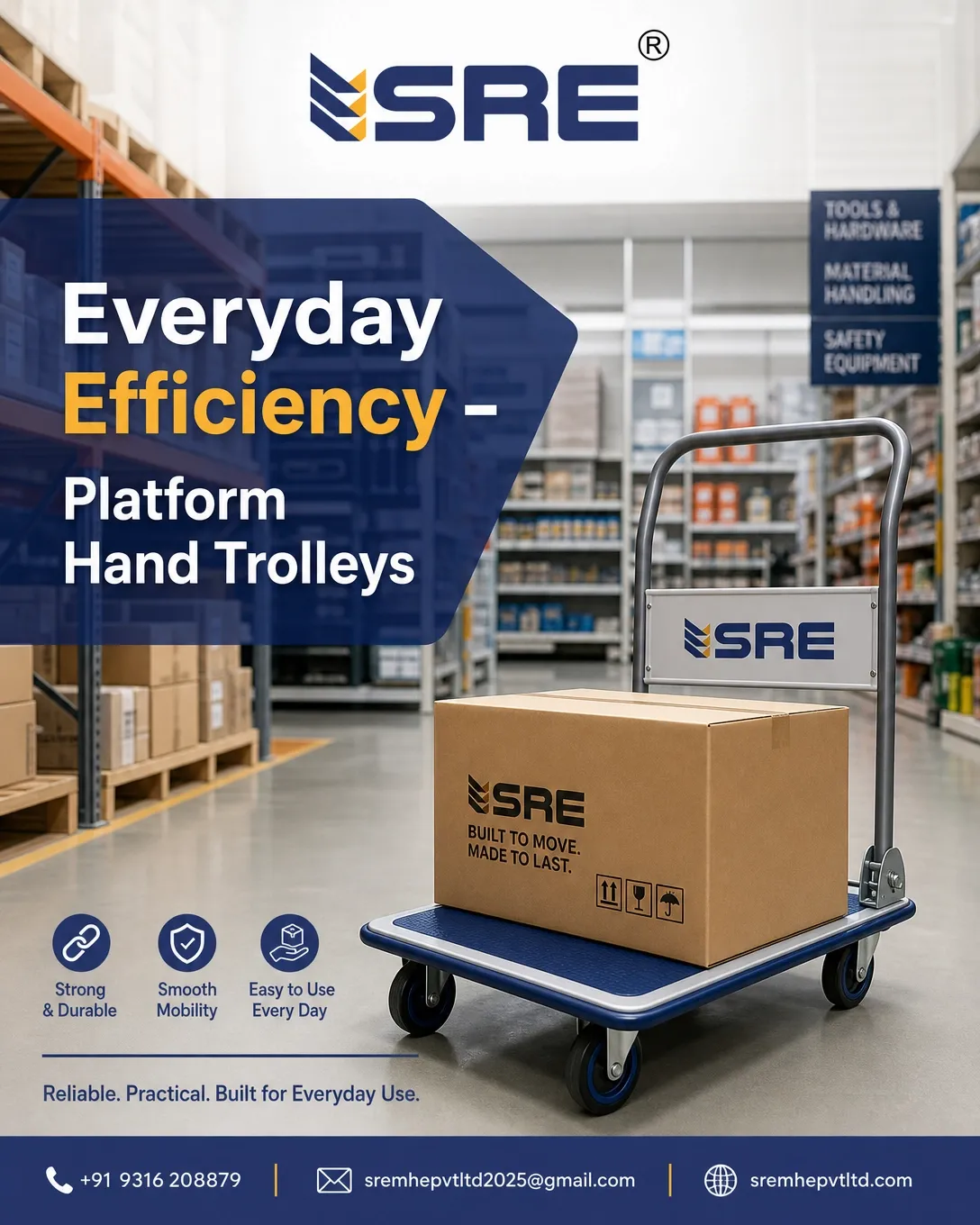 searching for reliable platform hand trolleys in india
