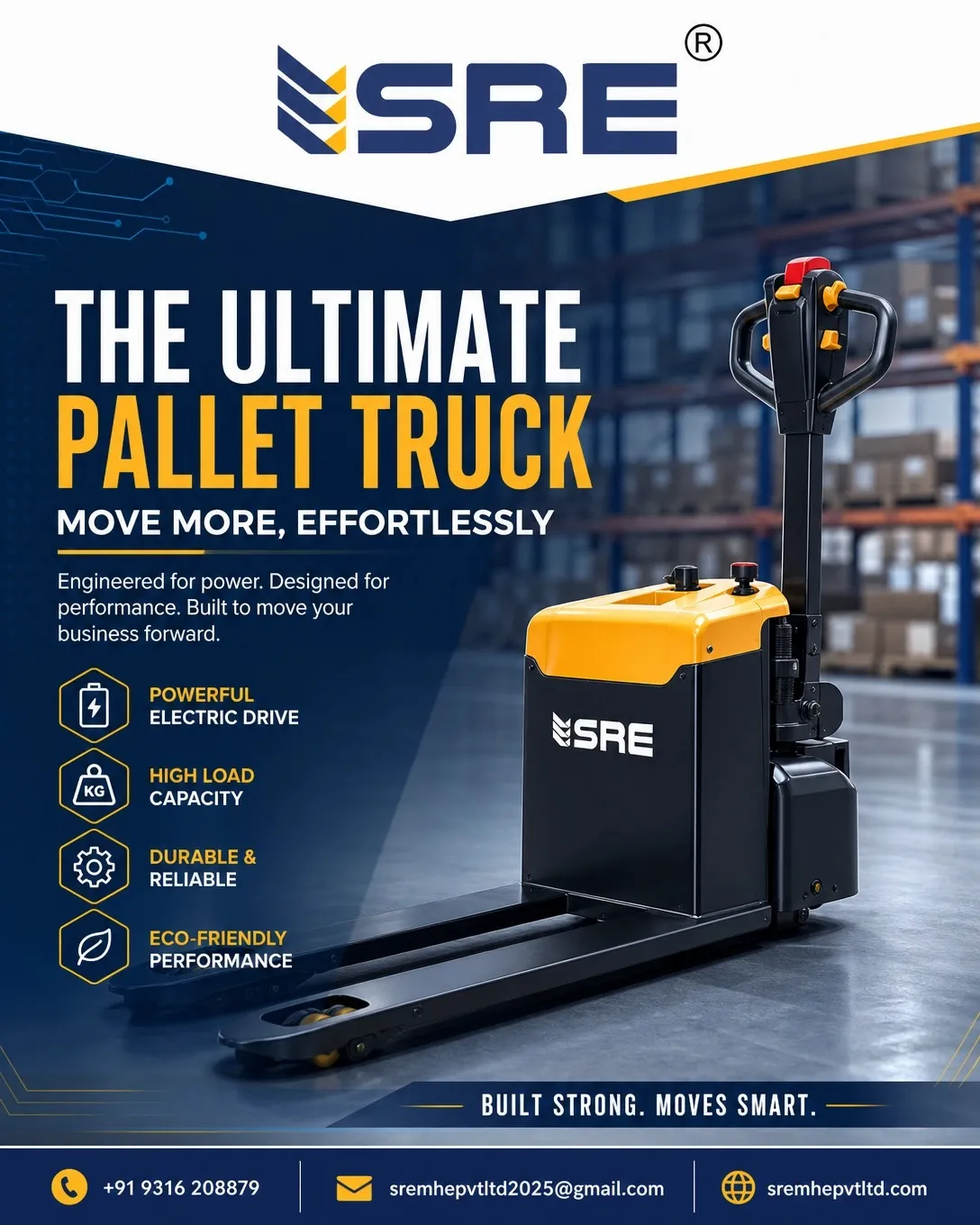 boost warehouse efficiency with electric pallet truck