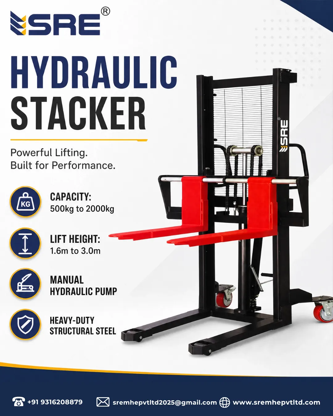 choose hydraulic stackers for smarter material handling