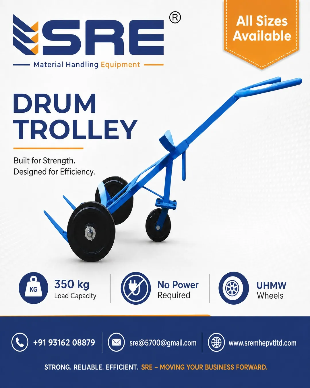 how can a drum trolley improve warehouse productivity