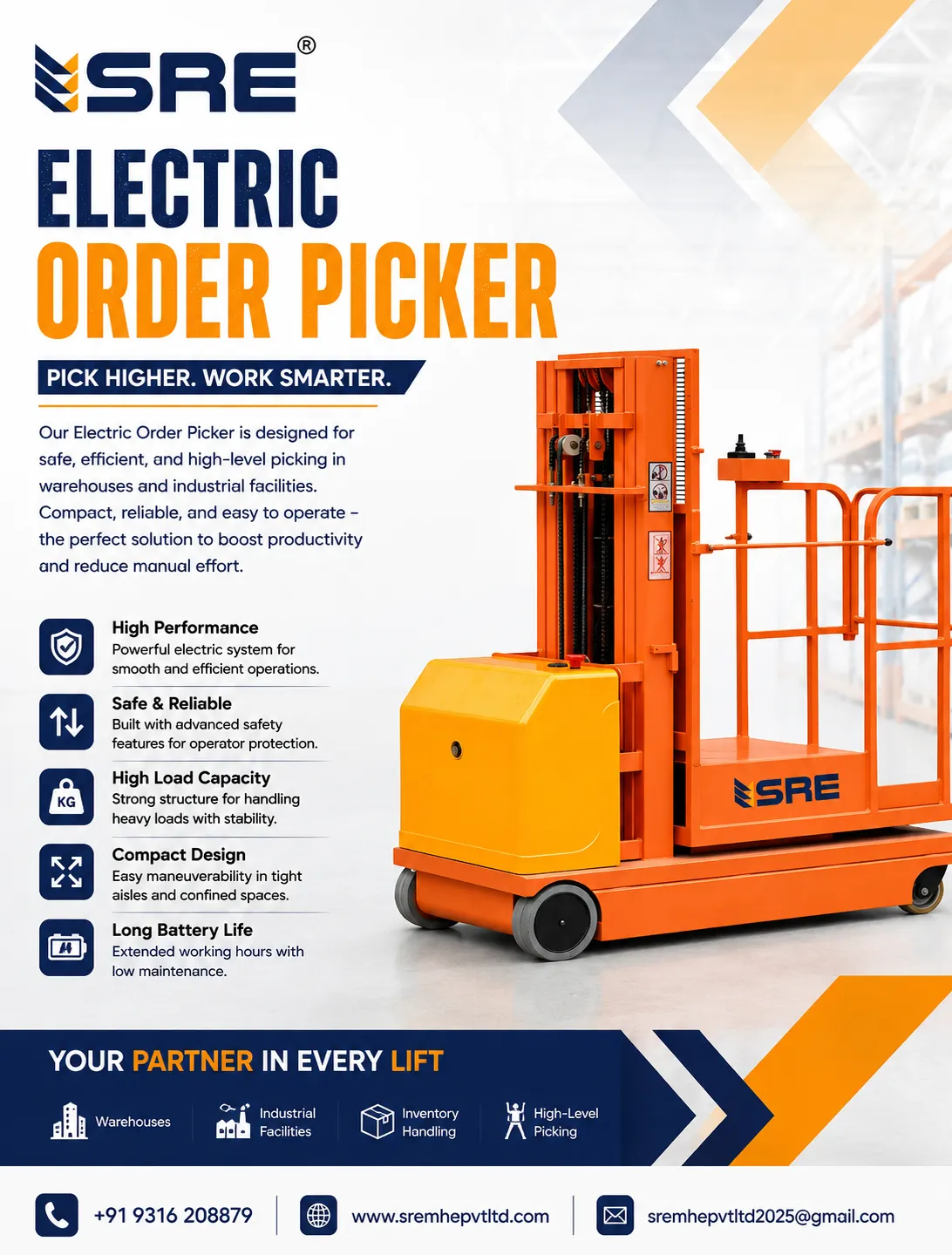 Electric Order Picker By SRE